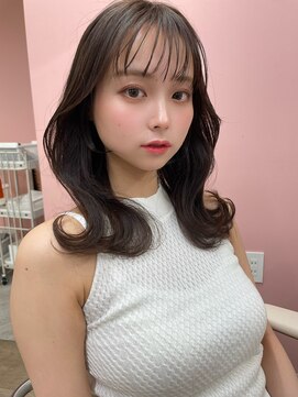 フィガロ ウメダ(FIGARO UMEDA) 【FIGARO　umeda】大人ミディアム/韓国ヘア/顔周りカット