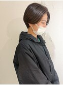 "久保田"前髪なしハンサムショートくびれヘア10代20代30代