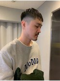 メンズクロップフェード