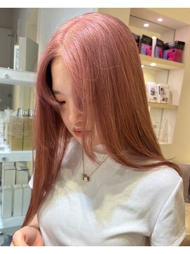 ベレーザ 渋谷(BELEZA) 5699ニュアンスカラーホワイトピンクオンブレミルクティーピンク