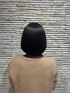 ビス ヘア アンド ビューティー 西新井店(Vis Hair＆Beauty) 20代30代40代ミニボブショコラアッシュ透明感小顔ブリーチなし