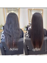 リアン 四条大宮店(Lien)&nbsp;縮毛矯正+髪質改善トリートメント+カット（リタッチ可）