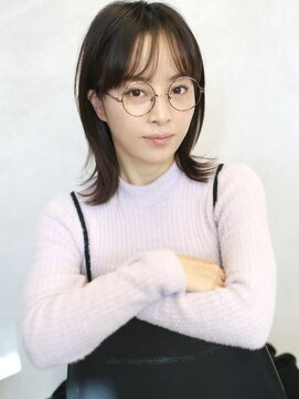 バース(BIRTH) 天神【BIRTH】シースルーバング×ワンレンミディアムボブ