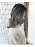 ポイントで白髪をぼかす☆エアタッチバレイヤージュ【白髪ぼかし】￥19600