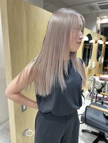 スタン 渋谷(Stam)&nbsp;ミルクティーホワイトベージュレイヤーケアブリーチハイトーン