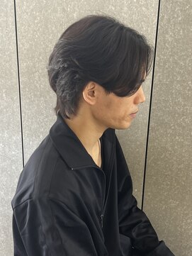 ニアウ 太田店(Niau) メンズナチュラルセンターパート質感重視ニュアンスパーマ