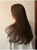 ブリーチなしカラー/透明感カラー/ベージュカラー/20代/30代