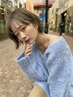 新規【期間限定×圧倒的透明感】カット+アディクシーカラー￥8100