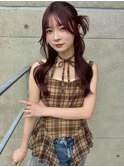 カチモリ ハーフアップ