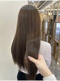 ＊ 髪質改善ストレート /オリーブベージュ