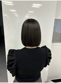 つやつやオリーブブラウンがかわいい！！ボブスタイル！