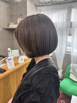 リリィ 千葉(LiLLY) コンパクトボブ/ココアブラウン【京成千葉駅/髪質改善】