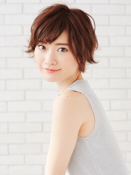 髪化粧 トラスト(trust)の写真/【桂駅徒歩3分】お客様の「なりたい」を叶えます♪再現性の高いカットで自宅でも簡単にスタイリング◎