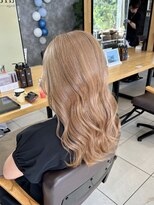 ラウル(Laulu)&nbsp;くびれヘア/アプリコットオレンジ/夏のヘアアレンジ/