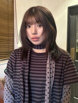 トレス(TRESS)&nbsp;レイヤー/ナチュラルブラウン/顔まわりレイヤー/ブリーチなし