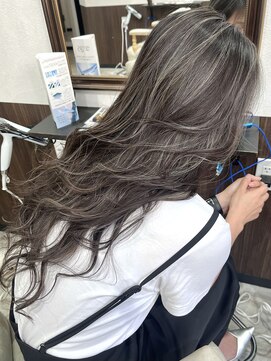 ベルヘアーデザイン 堺東(Belle hair Design) ハイライトレイヤーカットイルミナカラー20代30代40代堺東