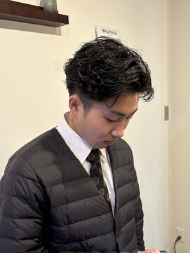 ディープ プラス ナカザキ(deep+nakazaki) 【メンズショート】【フェザーパーマ】