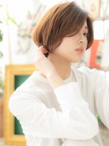 カバーヘア ブリス 戸田公園西口店(COVER HAIR bliss)&nbsp;キャラメルベージュ大人レイヤーショートボブh420代30代40代