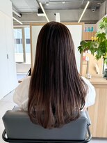 クラップス アミ 金沢八景 金沢文庫(CLAPS ami)&nbsp;金沢八景顔まわりレイヤーカットケアブリーチなしダブルカラー