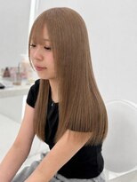 コア プラス 立川(COA PLUS)&nbsp;透明感カラー髪質改善ダブルカラー韓国レイヤーカット前髪顔周り