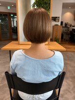 ソヨ ヘアー ミュージアム(Soyo Hair museum)&nbsp;ベージュカラー×ショートボブ