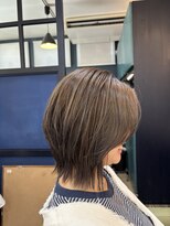 ヘアー ブルー(HAIR BLUE) くびれレイヤーボブ