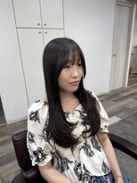 アンドカオマワリカットファム(Fann.)&nbsp;レイヤーカット 顔まわり 韓国風 内巻きワンカール 艶髪 前髪