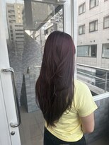 ルオラ(Luora)&nbsp;ブリーチなしダブルカラーワインレッド