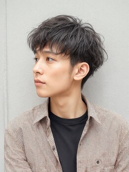 エクスバイエーアイ 秋葉原(EX by ai)の写真/朝のスタイリングを簡単に叶えるメンズパーマで、毎日の準備を快適に整えましょう☆