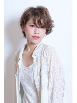 ラウンジ モリオ イケブクロ(Lounge MORIO Ikebukuro) 【morio池袋】無造作ウェーブのメルトカラーショート