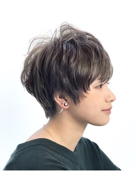 レンジシキチジョウジ (RENJISHI KICHIJOJI) シルバーアッシュショート【RENJISHI】