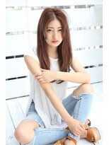 ヘアーアンドメイク シーク 吉祥寺(HAIR&MAKE SeeK) 小顔センターバング×ナチュラルストレート