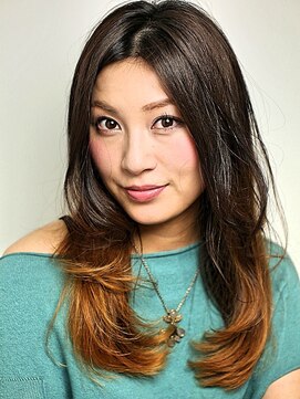 ヘアメイク フレンシア(hair make flencia) 大人グラデーションロング