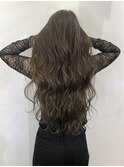 超ロング&外国風カーキグレージュ