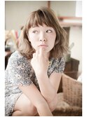 【ohana/表参道】ラフな抜け感可愛いオン眉切りっぱなしボブ