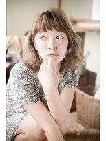 オハナ(ohana)&nbsp;【ohana/表参道】ラフな抜け感可愛いオン眉切りっぱなしボブ
