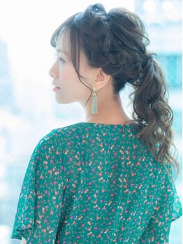 エーエム(AM)の写真/【六本木駅徒歩3分】和装・洋装可能なヘアセット専門店◎《早朝セット7時～》