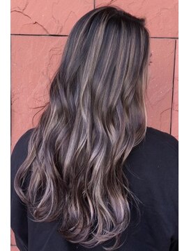 ネックス 表参道本店(nex) 【nex表参道】ダークブラウンアッシュ　ハイライト