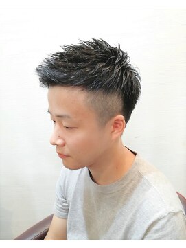ヘアースペースシャルム (HAIR SPACE Charme) 束感ワイルドツーブロック　ジェットモヒカン♪