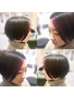 ディーリンク 南橋本店(HAIR MAKE DLINK) 顔周りハイライトツーブロックショート