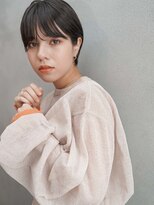 カンナ(Canna)&nbsp;サイドバング/耳かけショート/マロンベージュ/髪質改善/20代30代