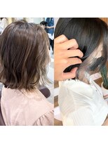 アヴァンス 天王寺店(AVANCE.)&nbsp;シルバーアッシュ×インナーカラー