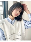 ◎ぱつっとボブ♪大人かわいい小顔カットシースルー前髪《池袋》