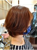 大人丸みボブxグラデーションボブ 30代40代50代60代