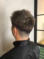 ブロカント ラックスビー 立川北口店(BROCANTE LUXBE) アッシュグレー 刈り上げショート 短髪 透明感