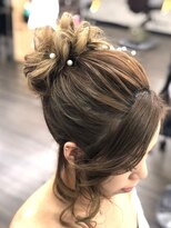 美容室 びゃんびゃん 社店&nbsp;結婚式お呼ばれ/パーティスタイル