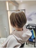 ☆こだわりのショートボブ×アイスグレージュカラー