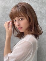 ユアーズヘア 新宿三丁目店(youres hair) 大人可愛い☆骨格修正スッキリショートボブ 韓国風前髪カット