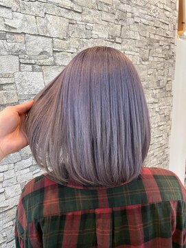 フェイブ(Fave) 色落ちの楽しみ♪グレーバイオレット