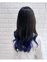 ヒップスデコ(Hip's deco)&nbsp;グレージュ＆ブルーグラデーションカラー・韓国風カラー☆